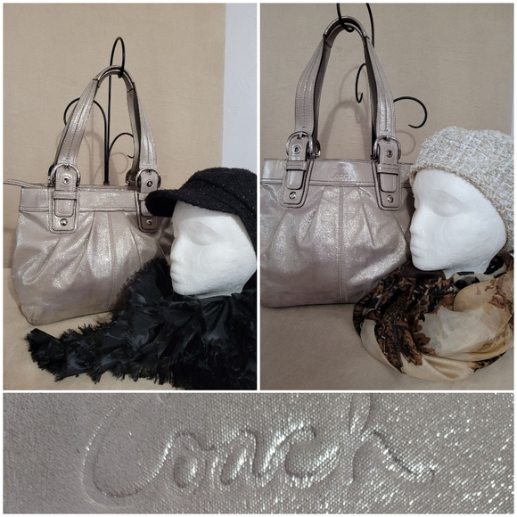 COACH gold handbag NEW